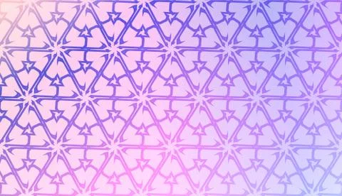 Geometric design pattern with Blurred Background, Smooth Gradient Texture Col Illustrazione stock