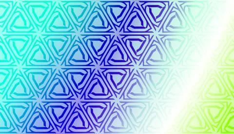 Geometric design pattern with Blurred Background, Smooth Gradient Texture Col Illustrazione stock