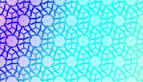 Geometric design pattern with Blurred Background, Smooth Gradient Texture Col Illustrazione stock