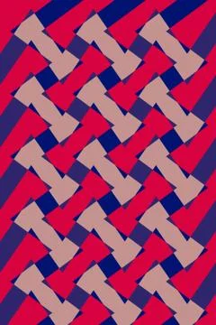 Geometric Design Pattern Interlaced Stock Illustration