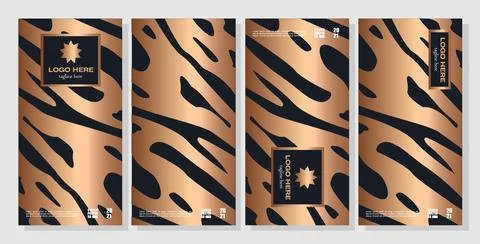 Geometric design pattern for packaging and banners Illustrazione stock
