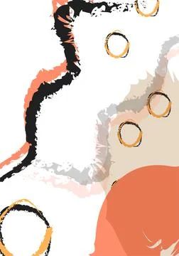 Geometric design posters, vector template with shapes elements, modern hips.. Stock Photos