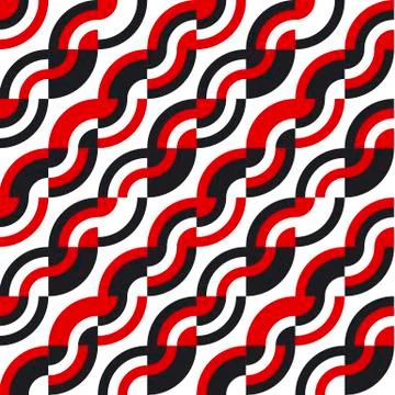 Geometric diagonal braids seamless pattern Stock Illustration