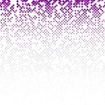 Geometric diagonal square pattern background with squares in varying sizes Illustrazione stock