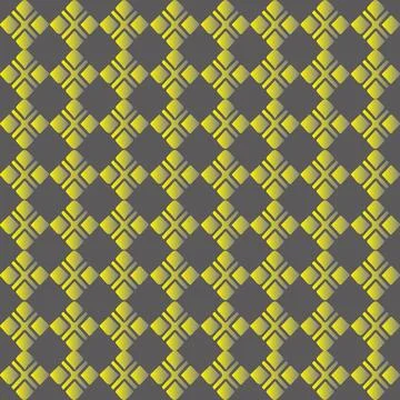 Geometric Diamond Clover Pattern for Modern Tech Background Stock Illustration