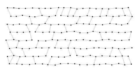 Geometric Diamond Facet Network Pattern Isolated Stock Illustration