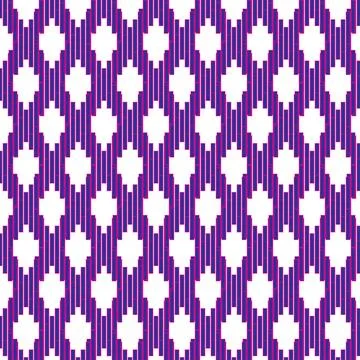 Geometric Diamond Pattern with Blue and Purple Bars Stock Illustration
