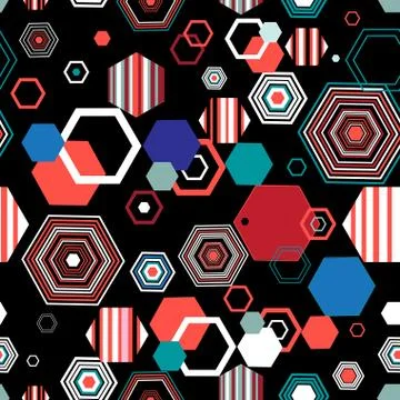 Geometric diamond pattern Illustrazione stock