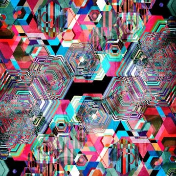 Geometric diamond pattern Stock Illustration