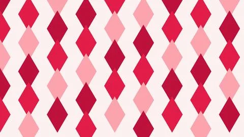 Geometric diamond pattern pink gradient abstract design 库存插图