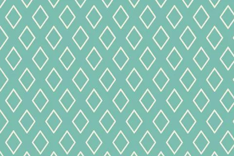 Geometric diamond pattern on a soft teal background 스톡 일러스트