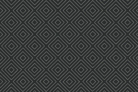 Geometric diamond pattern textile background in dark gray イラスト素材