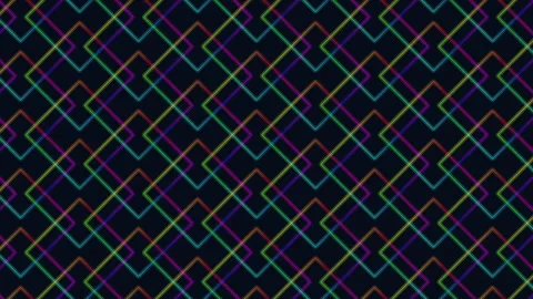 Geometric diamond pattern in vibrant colors Stock Footage 316797257