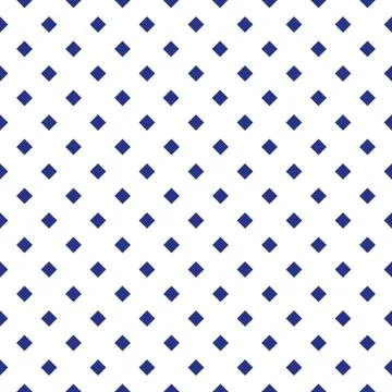 Geometric Diamond Seamless Pattern Vector on Isolated White Background Stock Illustration