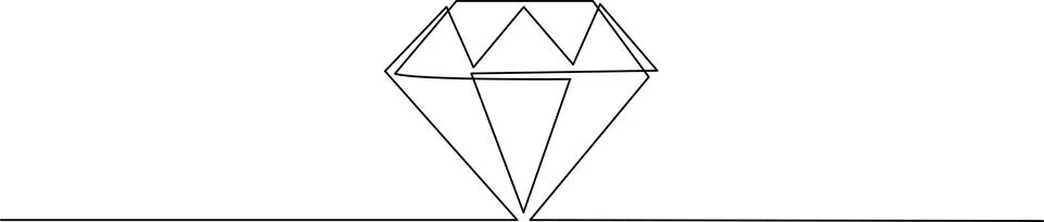 Geometric diamond shape illustration Vector Stock Illustration