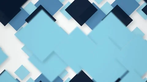 Geometric diamond squares floating seamless loop motion background Stockbeeldmateriaal 345289226