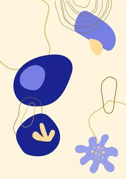 Geometric doodle shapes. Abstract background. Hand drawn scribble style elements Stock Illustration