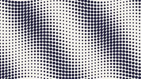 Geometric dot pattern abstract design with gradient density on plain backgrou Stock Illustration