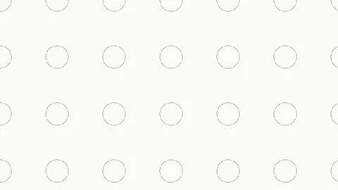 Geometric dotted grid pattern with evenly spaced circles on neutral backgroun Stock Illustration