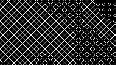 Geometric dynamic background. Abstract CGI motion background with black white Stock Footage 147334110