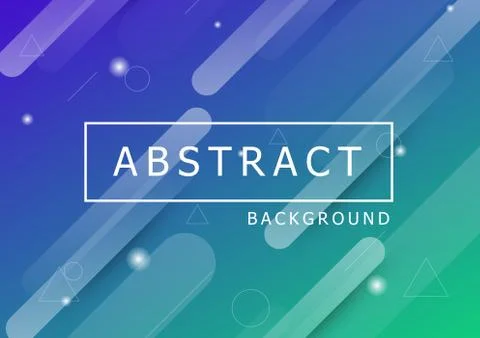 Geometric dynamic shapes abstract background Illustrazione stock