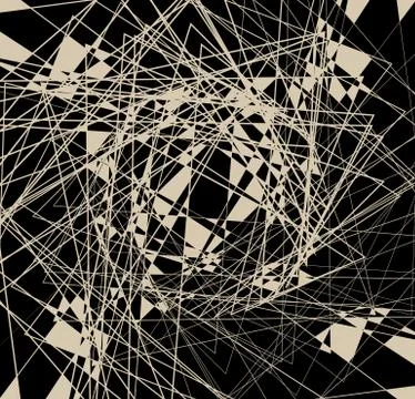 Geometric edgy random shape. Abstract textured design イラスト素材