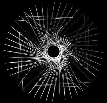 Geometric edgy random shape. Abstract textured design Illustrazione stock