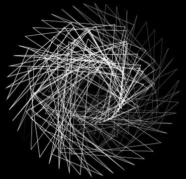 Geometric edgy random shape. Abstract textured design Illustrazione stock
