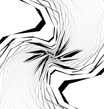 Geometric edgy shape, pattern. Rough, edgy geometric textured element 库存插图