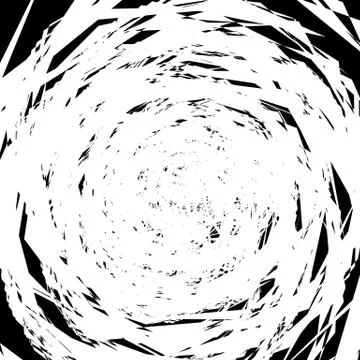 Geometric edgy shape, pattern. Rough, edgy geometric textured element Stock Illustration