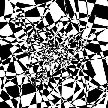 Geometric edgy shape, pattern. Rough, edgy geometric textured element イラスト素材