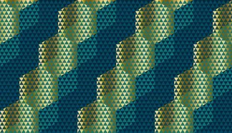 Geometric elegant seamless pattern for celebration Illustrazione stock