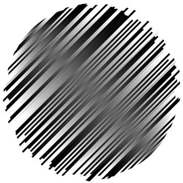 Geometric element made of lines. Abstract monochrome shape isolated on white 库存插图