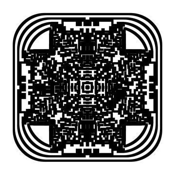 Geometric Element, Pixel Art - Minimalist Abstract Symbol Pattern Illustrazione stock