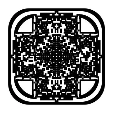 Geometric Element, Pixel Art - Minimalist Abstract Symbol Pattern Illustrazione stock