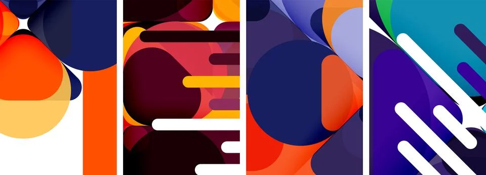 Geometric elements abstract backgrounds for wallpaper, business card, cover 스톡 일러스트