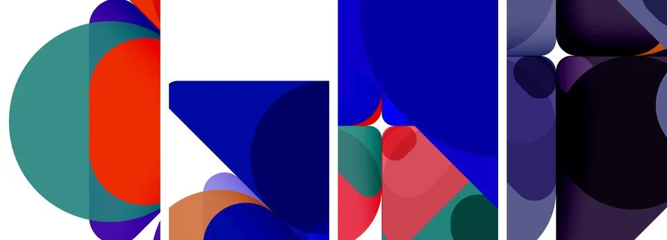 Geometric elements abstract backgrounds for wallpaper, business card, cover Stockillustratie