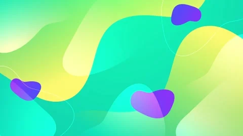 Geometric elements and colorful shapes in a vibrant abstract background Stock Footage 311610993