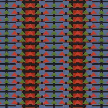 Geometric elements colorful pattern abstract design Stock Illustration