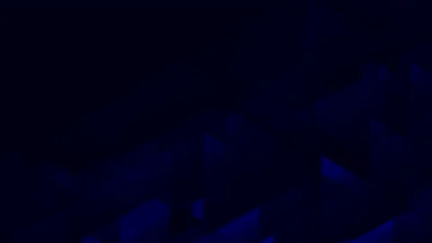 Geometric elements in dark blue design in 4k video. Stock Footage 155676570