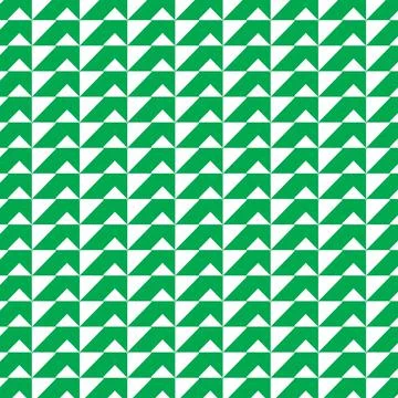 Geometric elements green color pattern Stock Illustration