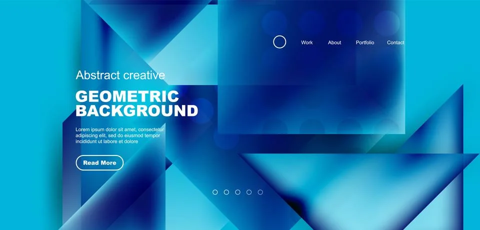Geometric elements - squares and triangles composition background. 스톡 일러스트