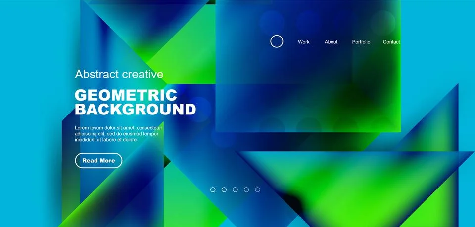 Geometric elements - squares and triangles composition background. 스톡 일러스트
