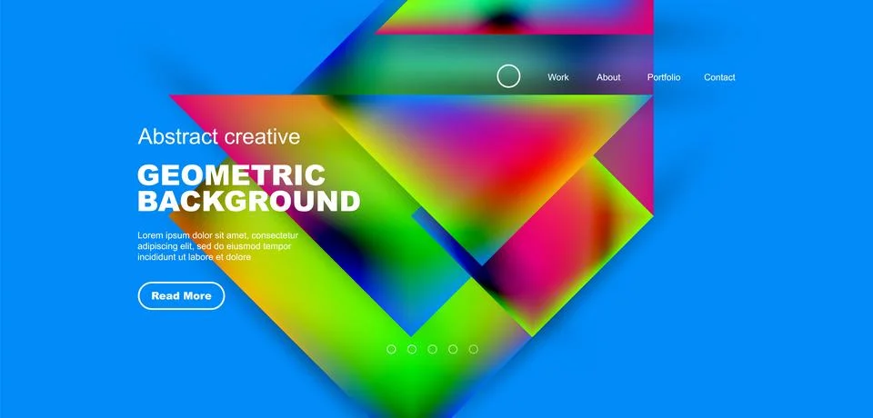 Geometric elements - squares and triangles composition background. イラスト素材