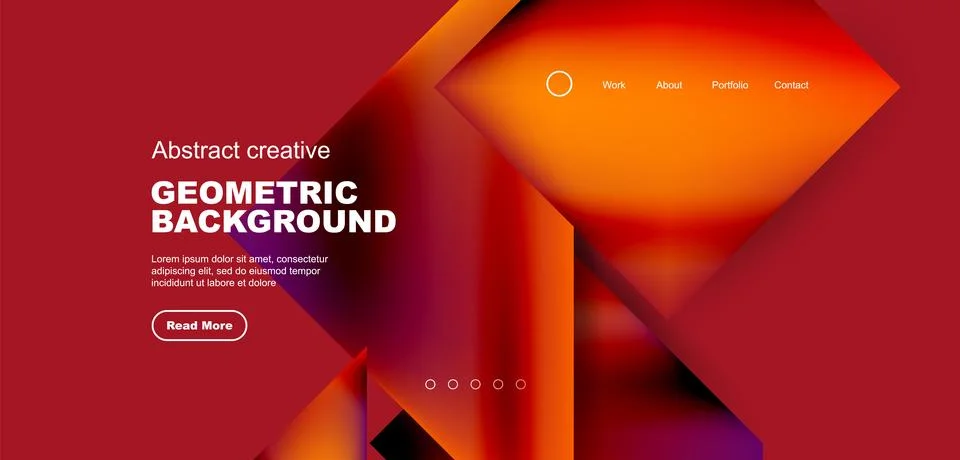 Geometric elements - squares and triangles composition background. 스톡 일러스트