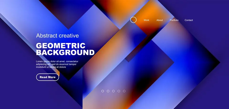 Geometric elements - squares and triangles composition background. 스톡 일러스트