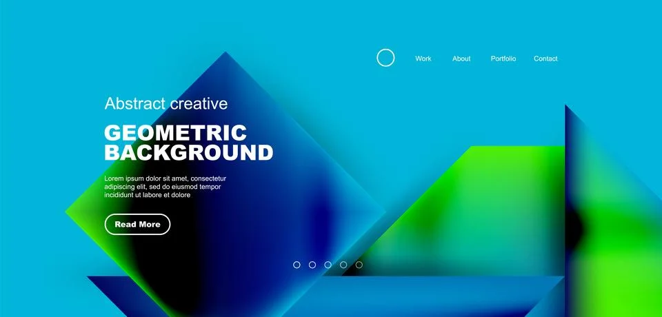 Geometric elements - squares and triangles composition background. 스톡 일러스트