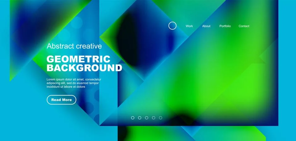 Geometric elements - squares and triangles composition background. 스톡 일러스트