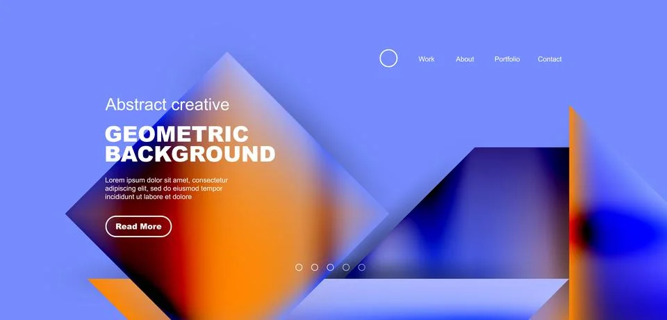 Geometric elements - squares and triangles composition background. 스톡 일러스트