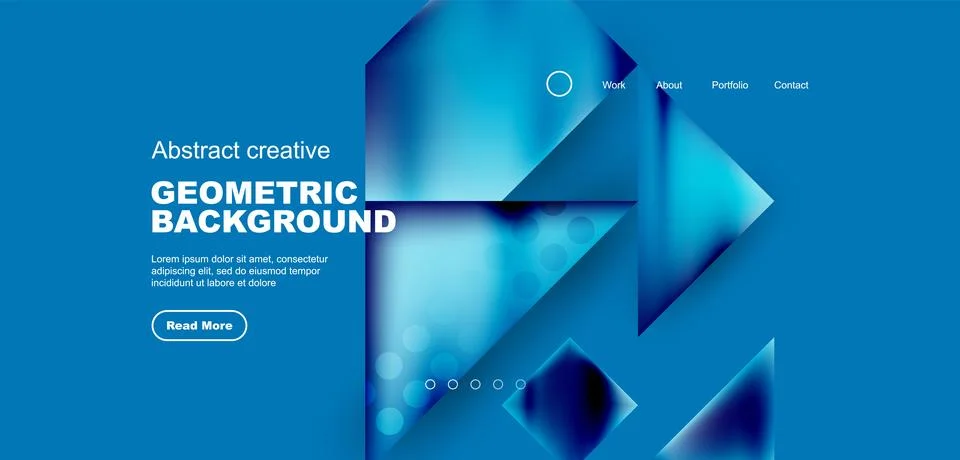 Geometric elements - squares and triangles composition background. 스톡 일러스트